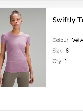 Swiftly Tech Short Sleeve Top - Velvet Dust
